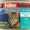 Clearance * Limited Edition Feline Natural Beef & Hoki Feast Grain-Free Canned Cat Food, 6-Oz, Case Of 12