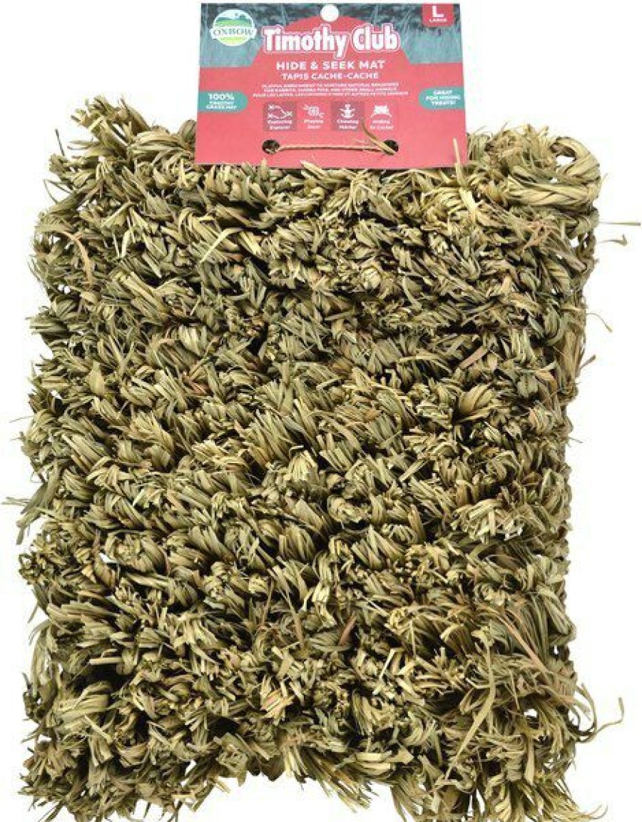 Wholesale * Discount Oxbow Timothy Club Hide & Seek Small Pet Mat, Large