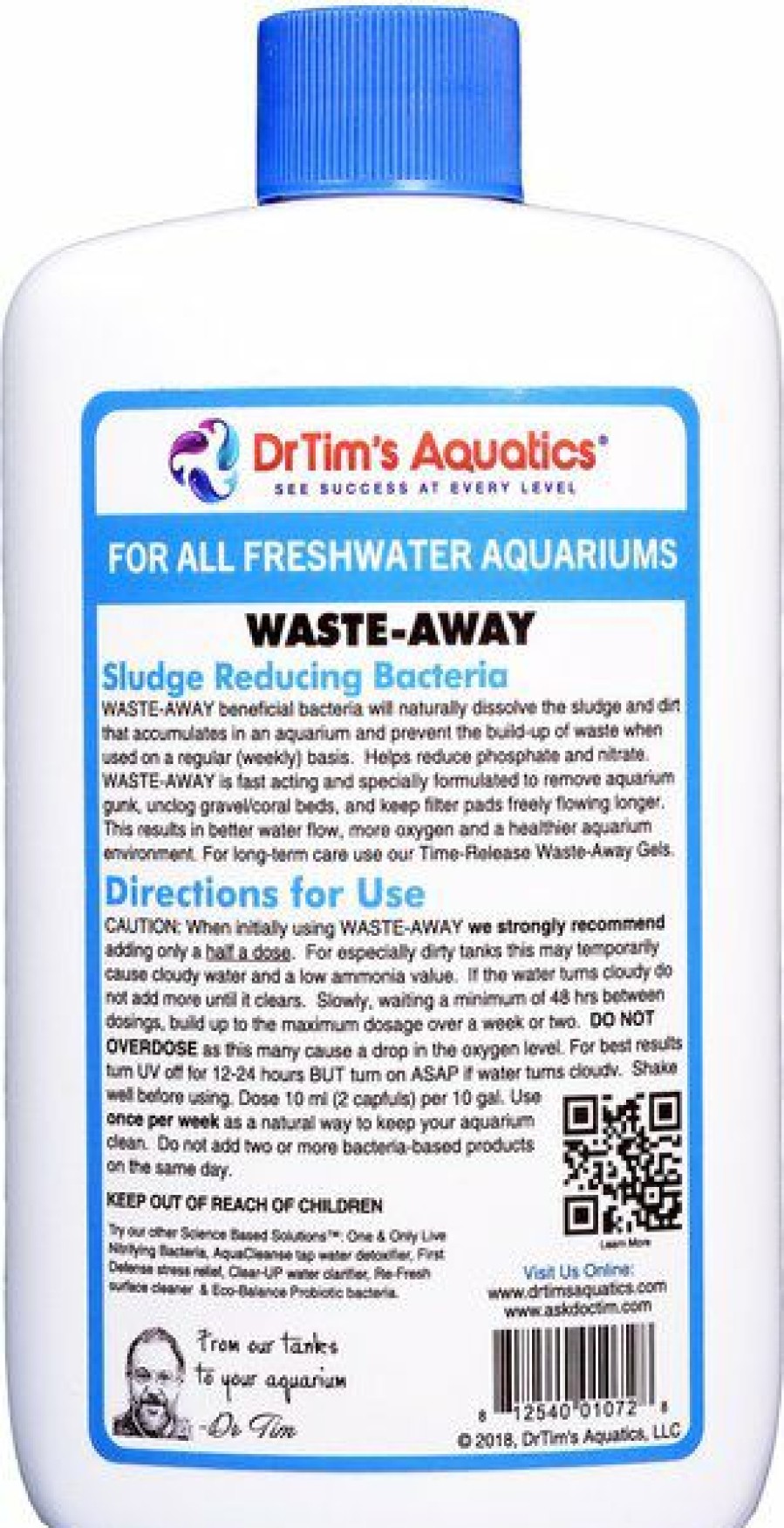 Wholesale * Dr Tims Aquatics Top Selling Dr. Tim'S Aquatics Waste-Away Natural Aquarium Cleaner For Freshwater Aquariums