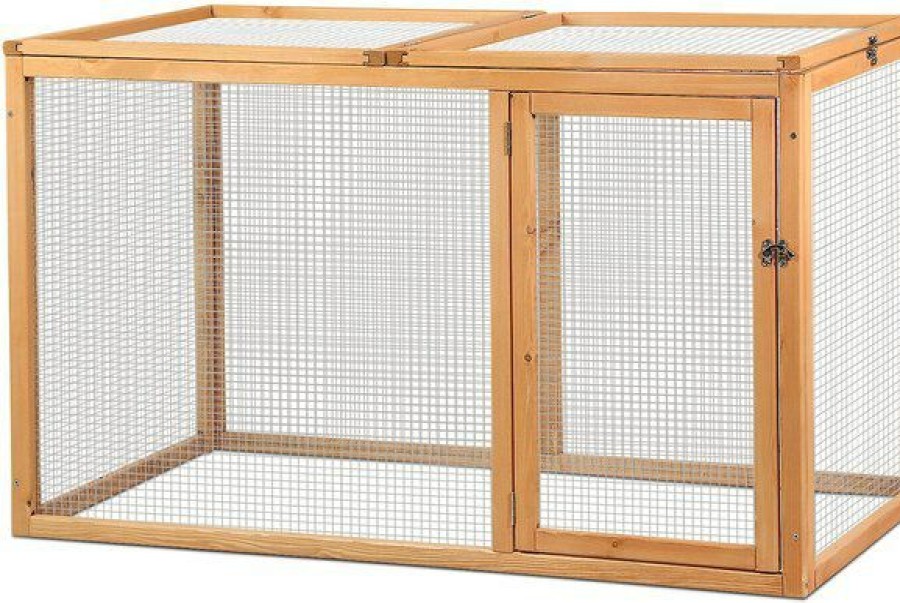 Clearance * Excellent Magshion Wooden Pet Extreme Small Pet & Poultry Outdoor Cage