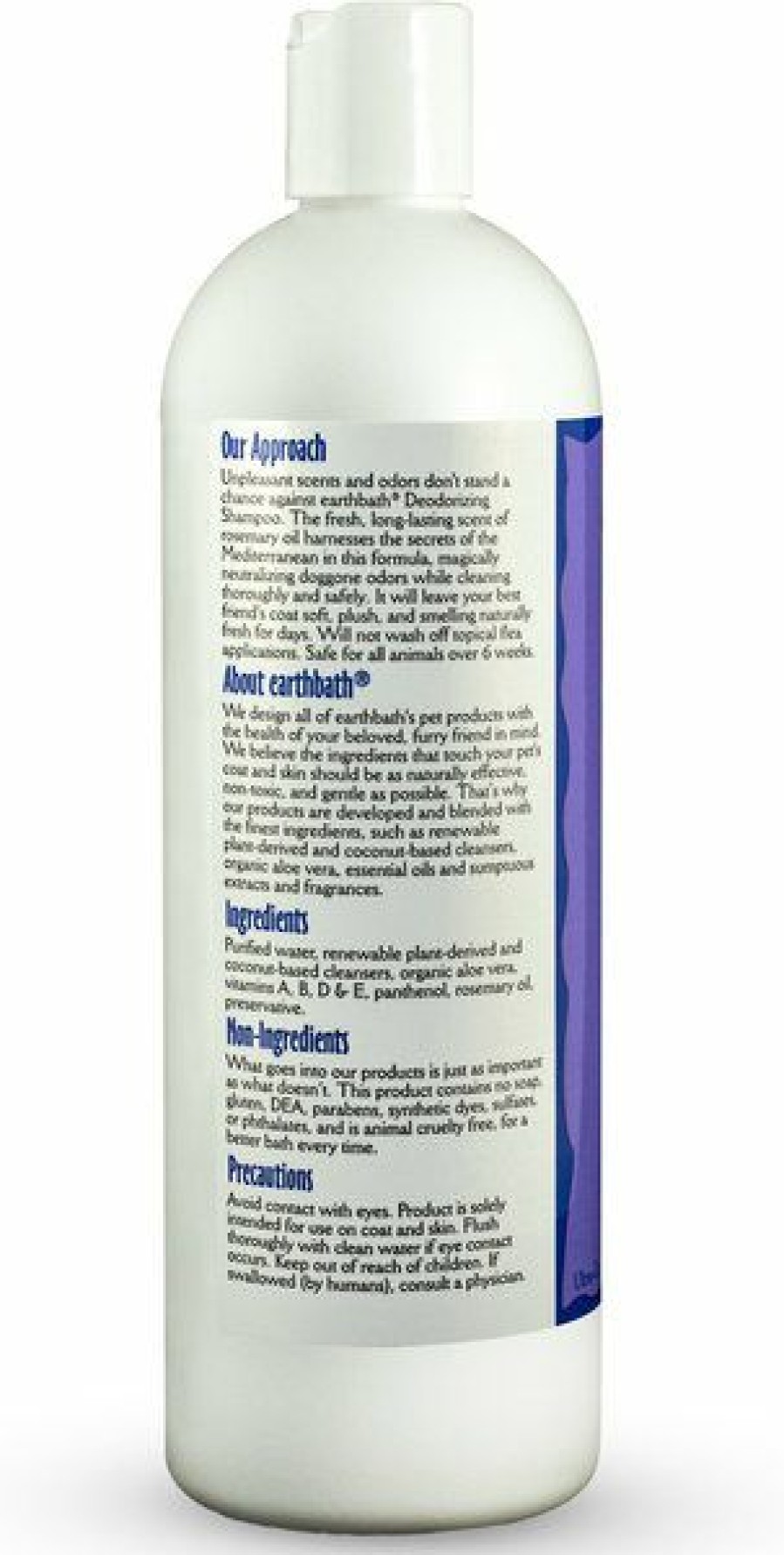 New * Limited Edition Earthbath Deodorizing Rosemary Dog & Cat Shampoo, 16-Oz Bottle