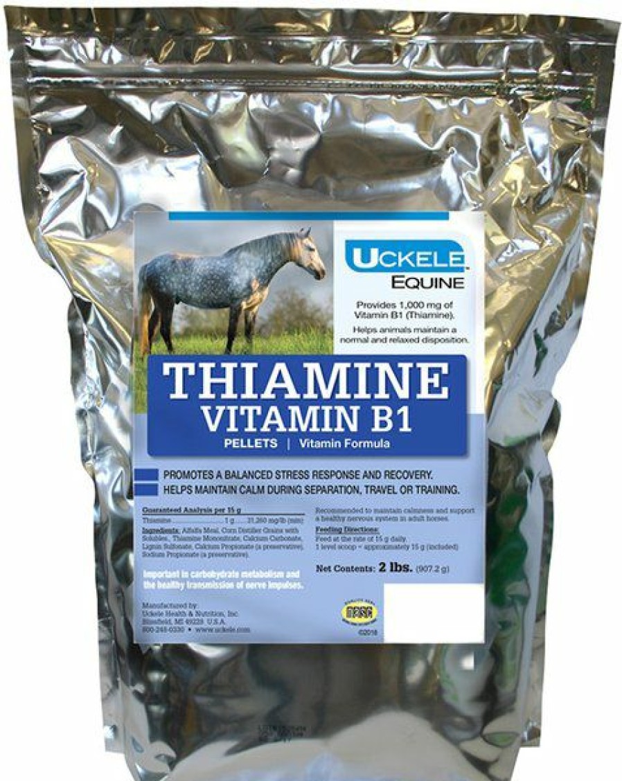 New * Best Sale Uckele Thiamine Vitamin B1 Pellets Horse Supplement, 2-Lb Bag