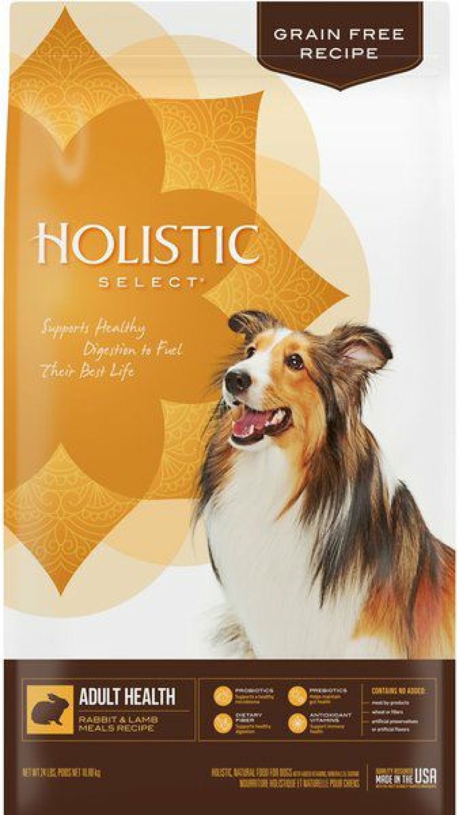 Hot * 100% Guarantee Holistic Select Adult Health Grain-Free Rabbit & Lamb Meal Dry Dog Food