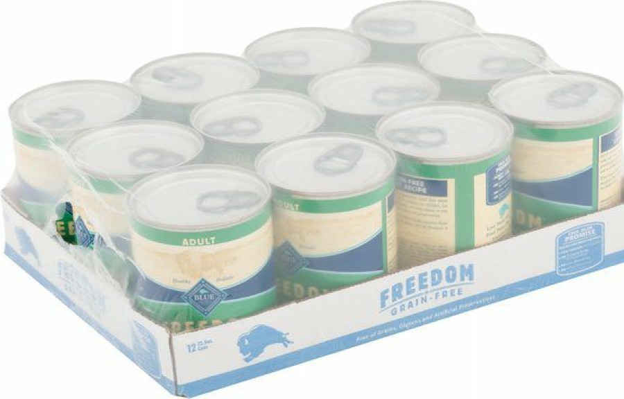 Clearance * Best Sale Blue Buffalo Freedom Adult Lamb Recipe Grain-Free Canned Dog Food