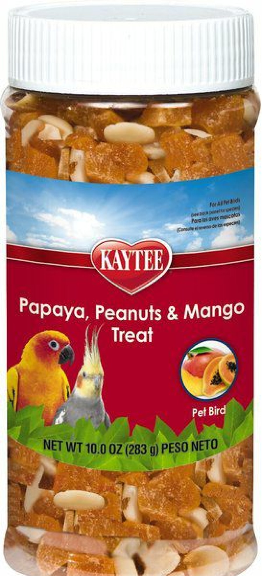 Hot * Excellent Kaytee Fiesta Papaya, Peanuts & Mango Bird Treats, 10-Oz Jar