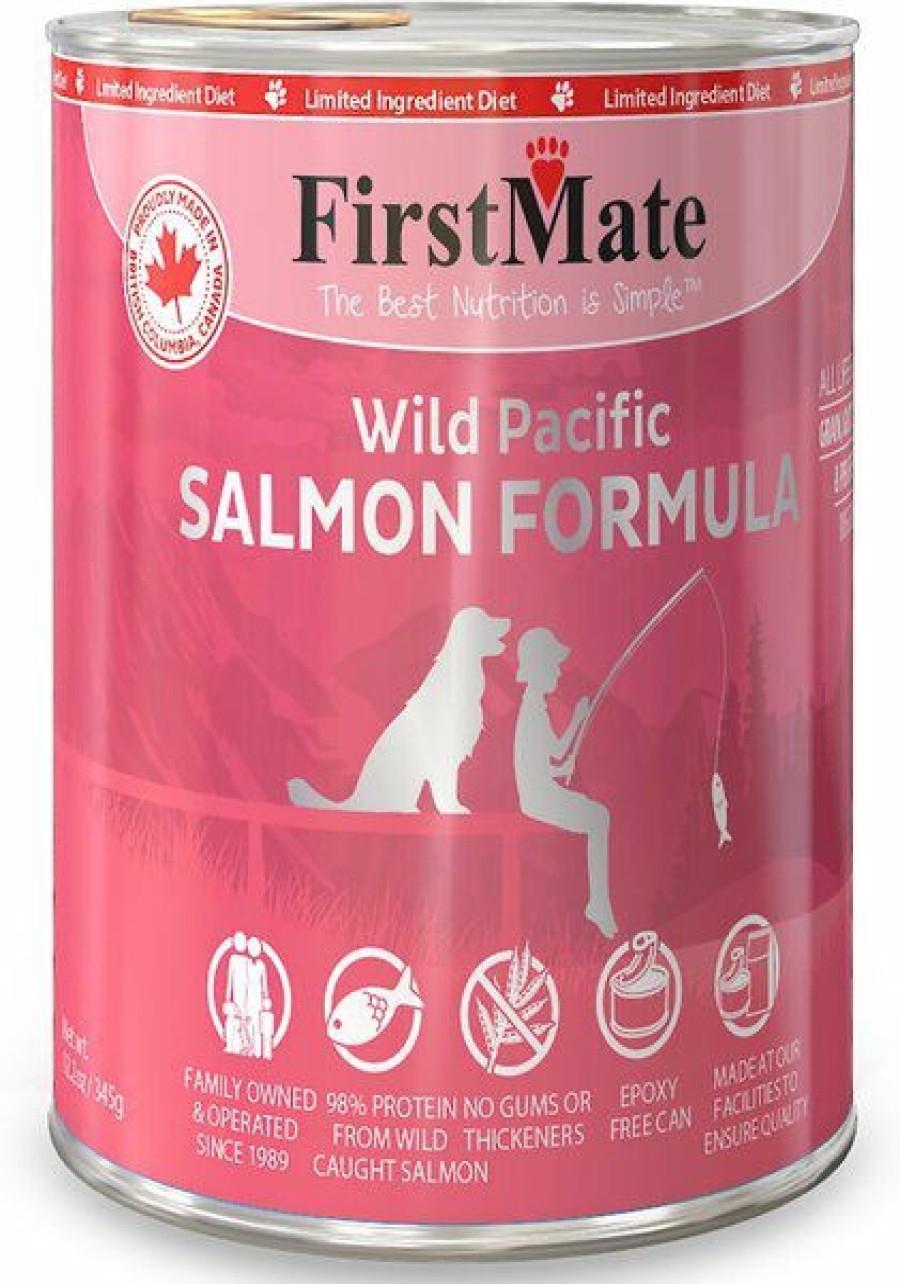 New * Best Quality Firstmate Salmon Formula Limited Ingredient Grain-Free Canned Dog Food, 12.2-Oz, Case Of 12