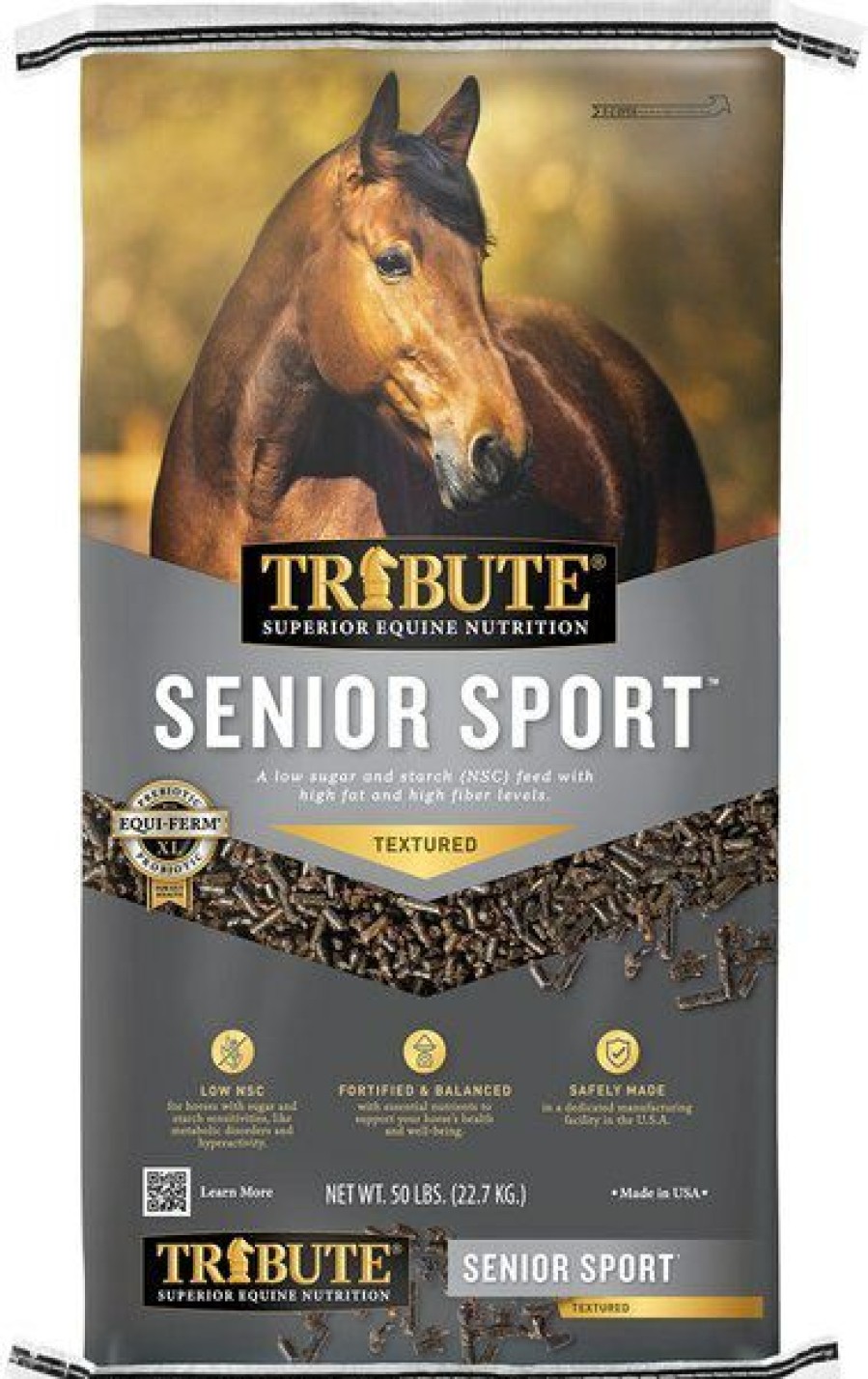 Hot * Limited Edition Tribute Equine Nutrition Senior Sport High Fiber, High Fat Horse Feed, 50-Lb Bag