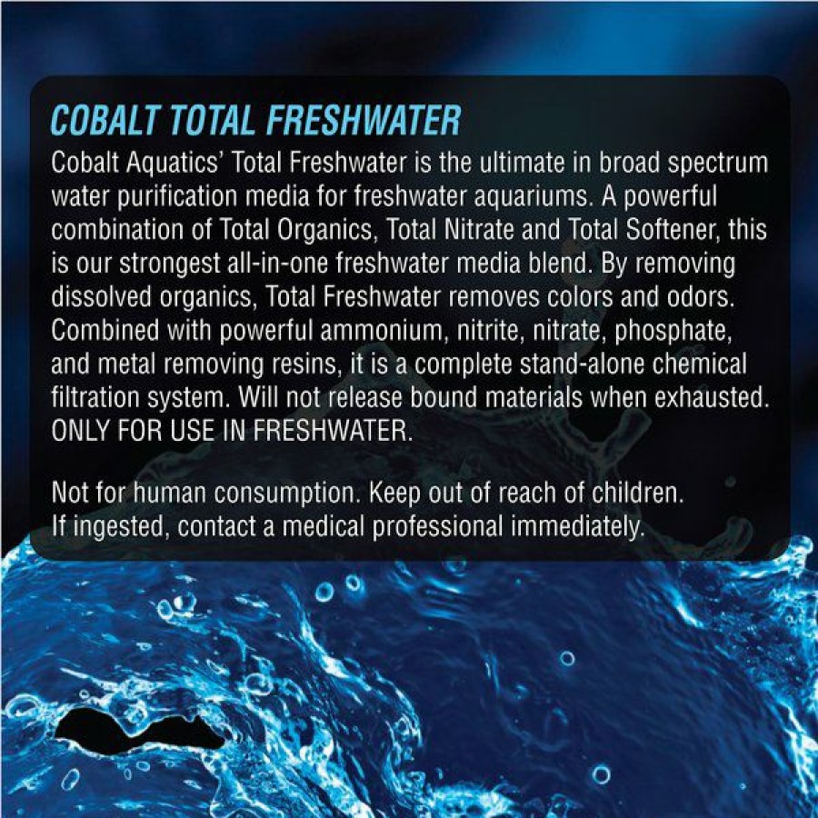 Clearance * Good Quality Cobalt Aquatics Total Freshwater Aquarium Organic Removing & Ion Exchange Resins