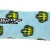 New * Cheaper Mighty Bone Squeaky Plush Stuffing-Free Dog Toy, Blue Crown