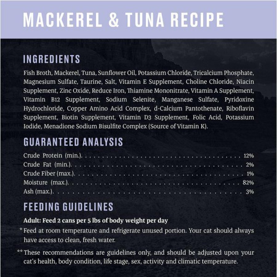 Clearance * Cheaper American Journey Landmark Mackerel & Tuna Recipe In Broth Grain-Free Canned Cat Food, 3-Oz, Case Of 12