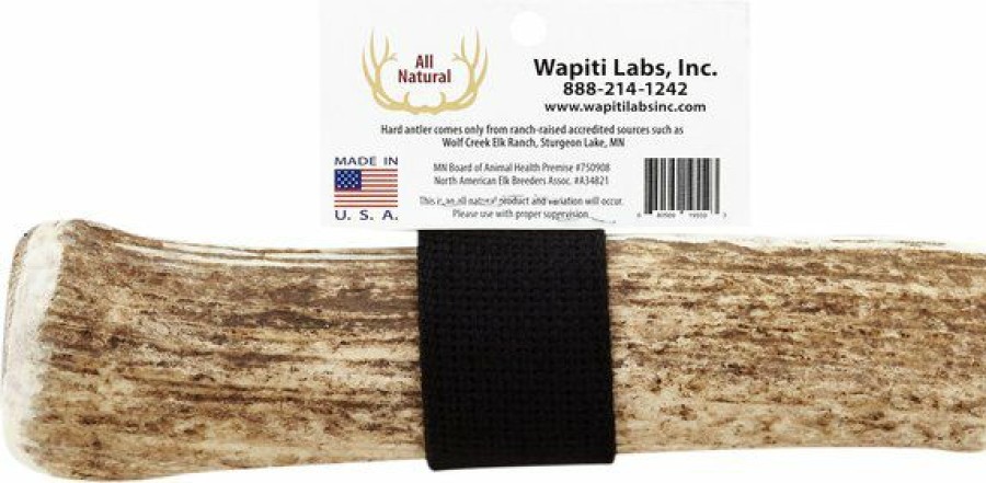 Clearance * Popular Wapiti Labs Split Elk Antlers Dog Chews