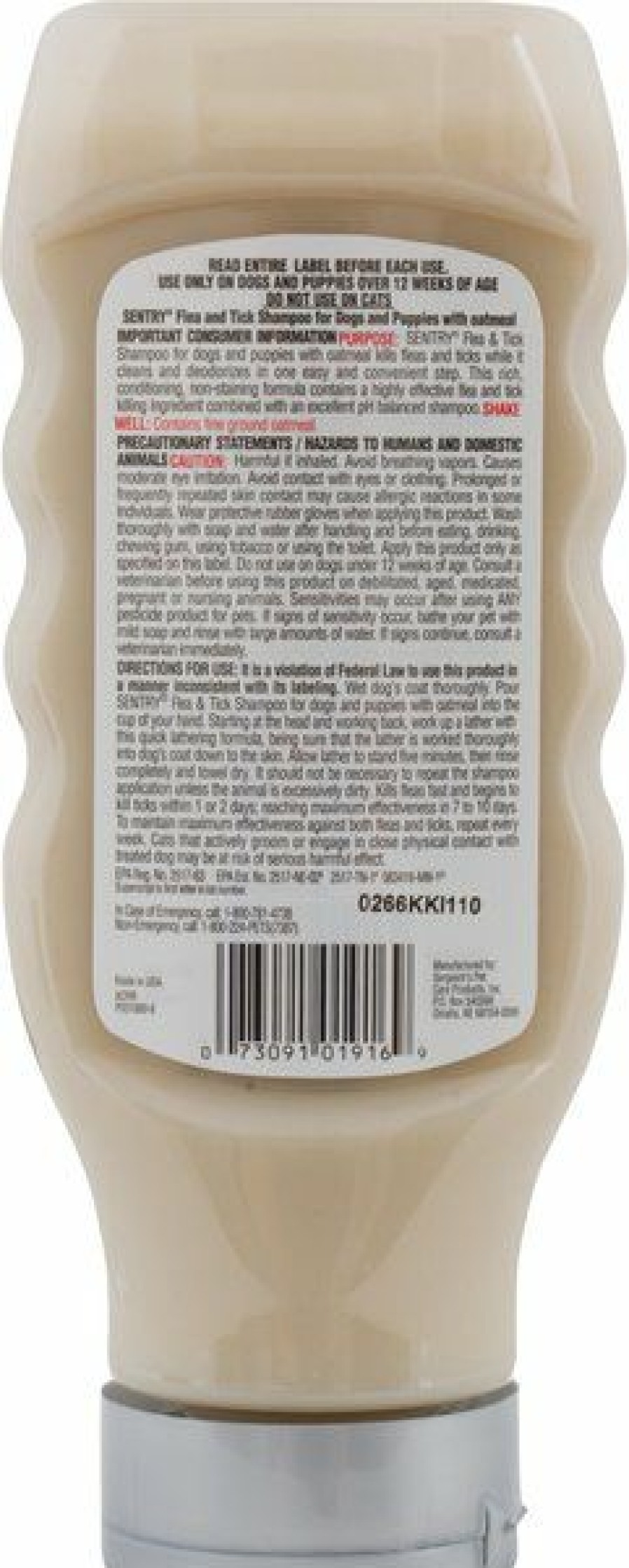 Online * Excellent Sentry Flea & Tick Oatmeal Hawaiian Ginger Shampoo For Dogs