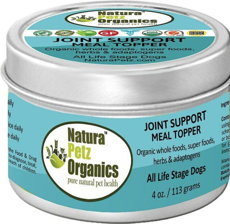 Clearance * Wholesale Natura Petz Organics Joint Support Turkey Flavored Powder Joint Supplement For Dogs, 4-Oz Tin