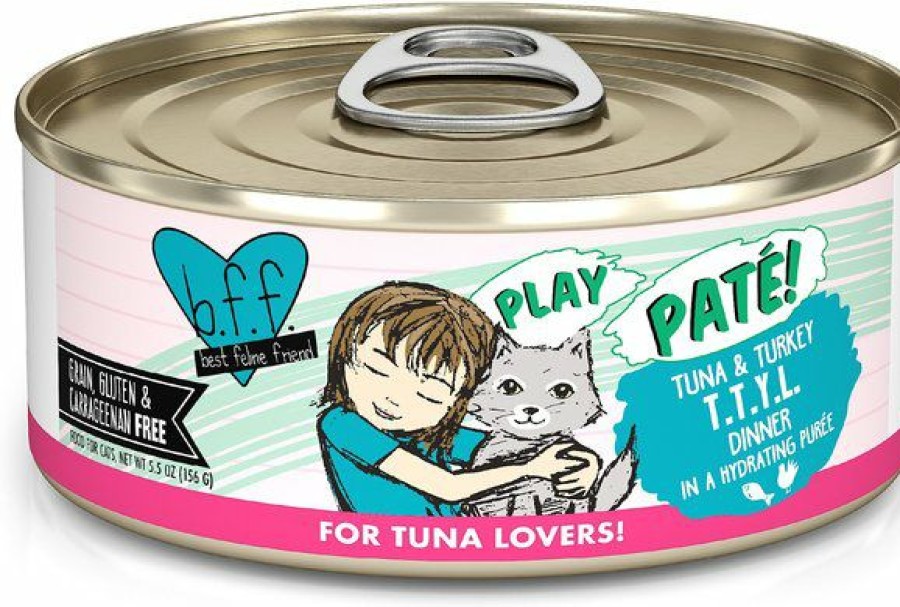 Clearance * Discount Bff Play Pate Lovers Tuna & Turkey T.T.Y.L. Wet Cat Food