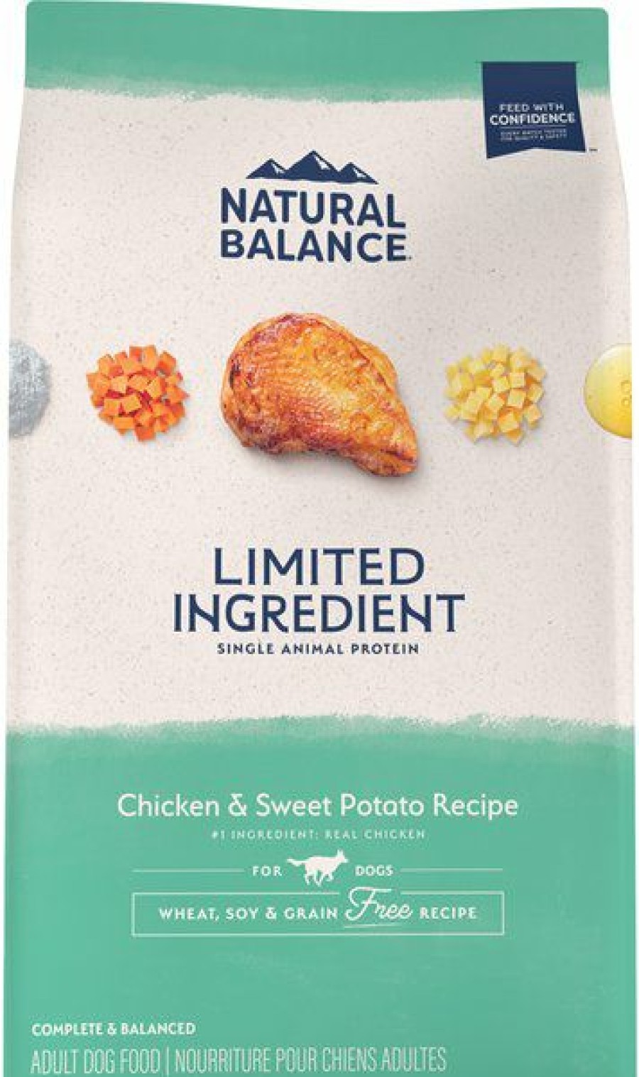 Clearance * Popular Natural Balance Limited Ingredient Grain-Free Chicken & Sweet Potato Recipe Dry Dog Food